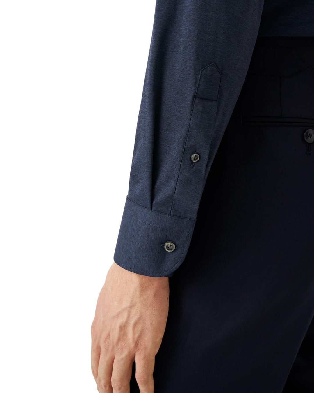 Navy Four-Way Stretch Shirt