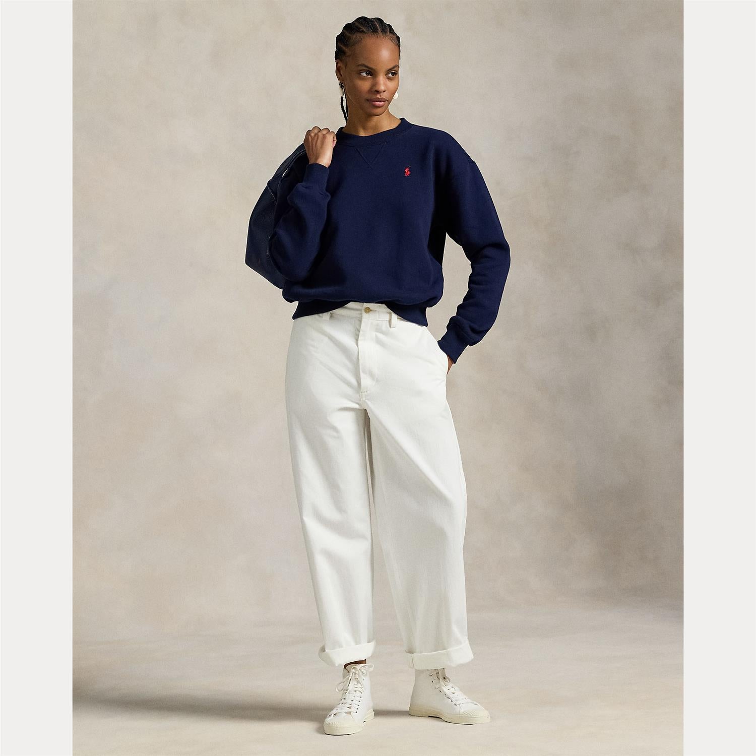 Fleece Crewneck Cruise Navy