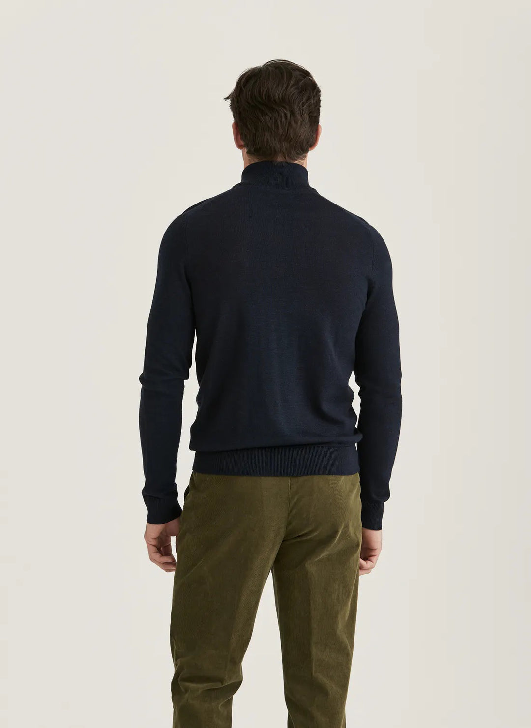 Merino John Zip 60 Navy