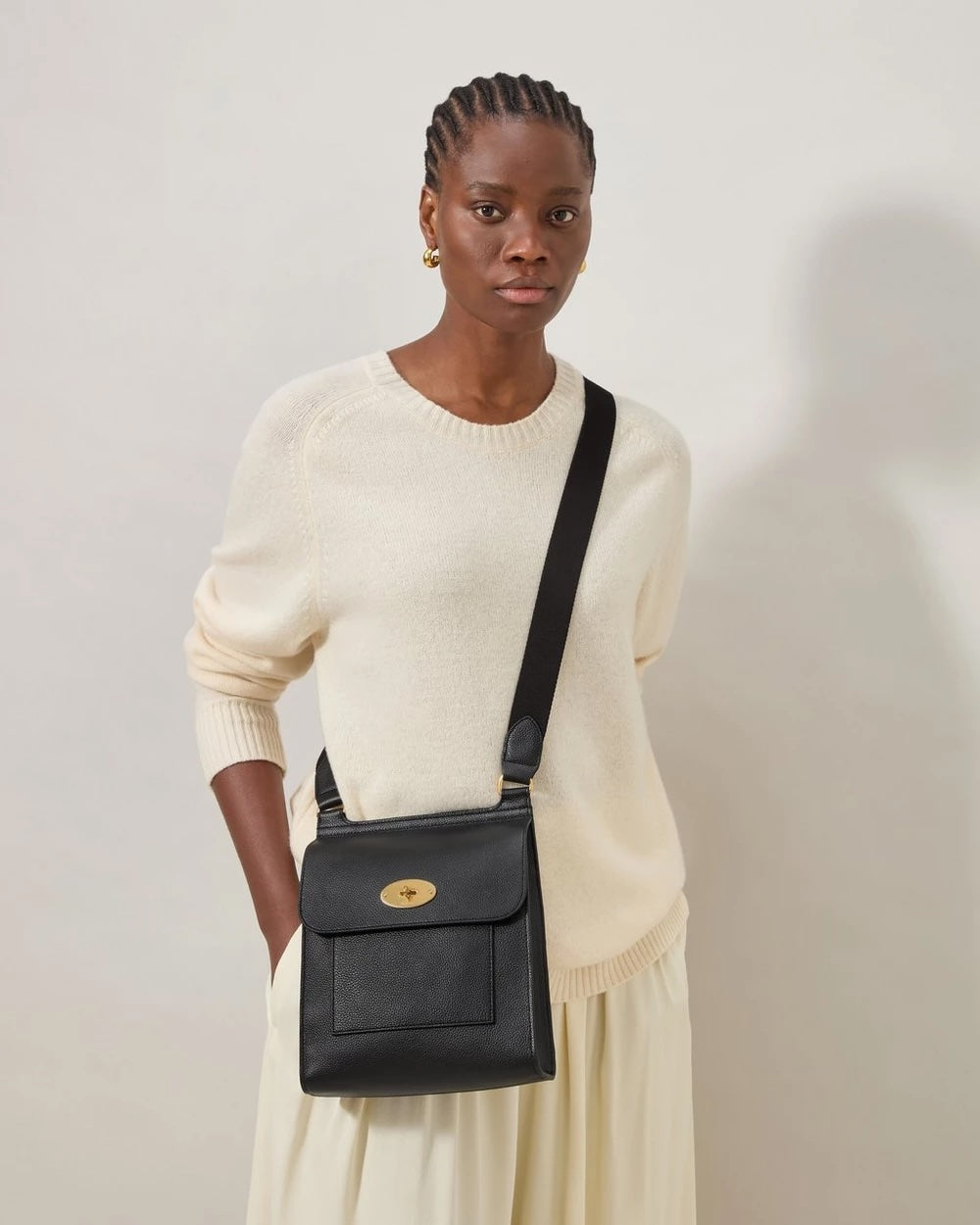 Antony Black Small Classic Grain