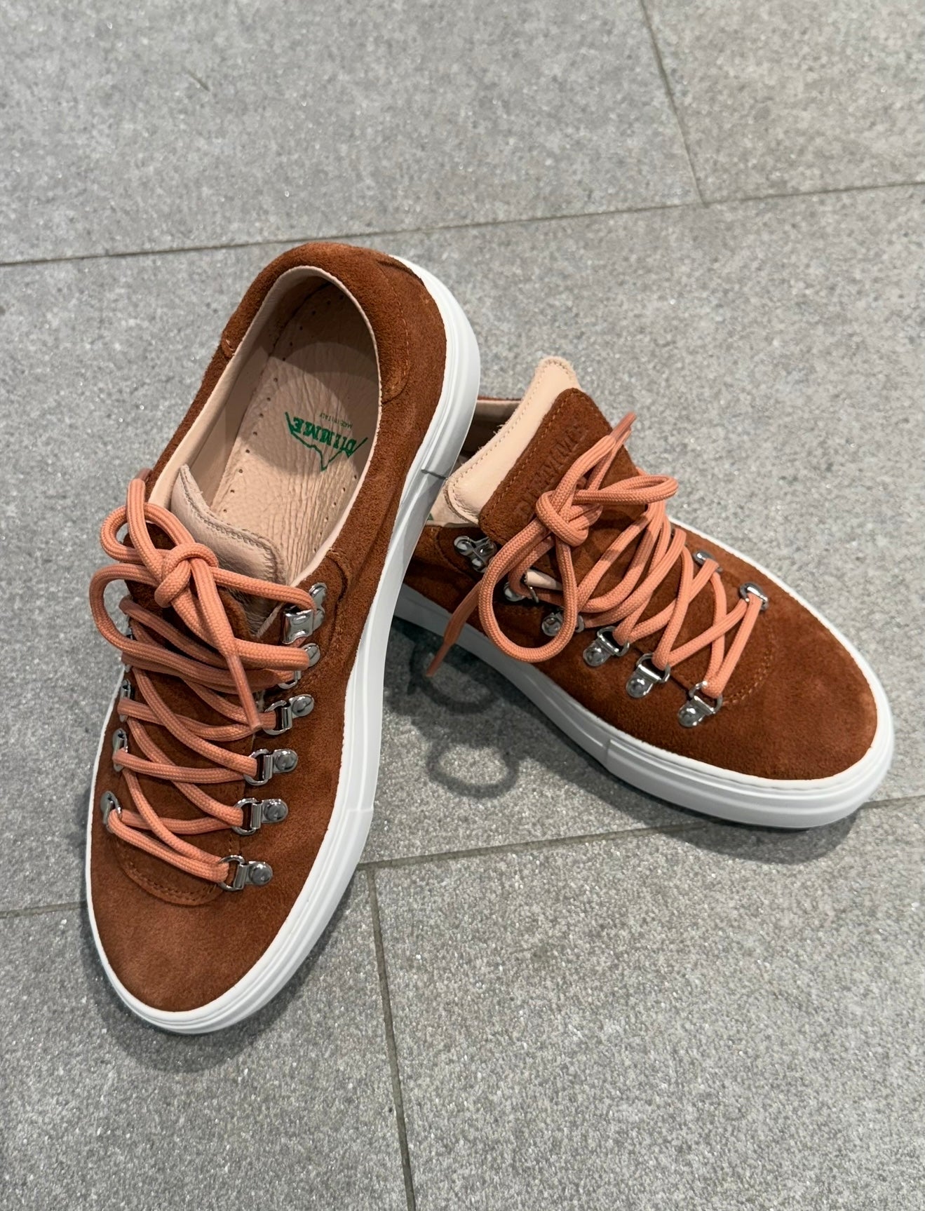 W Marostica Low Platform Rust Suede