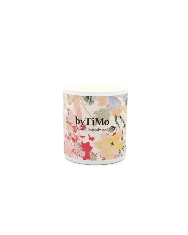 Rose & Sandalwood Scented Candle