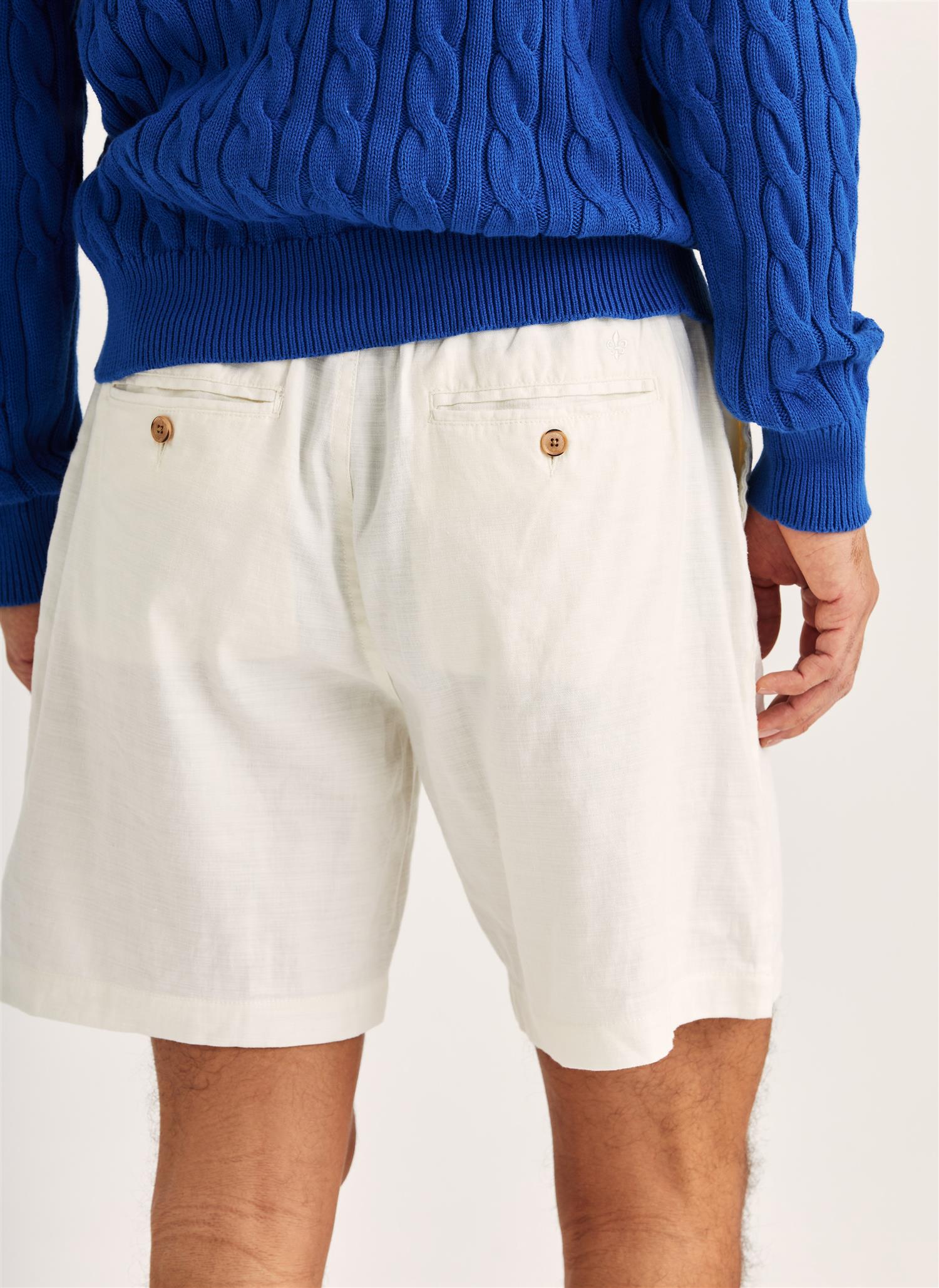 Fenix Linen Shorts - Off White