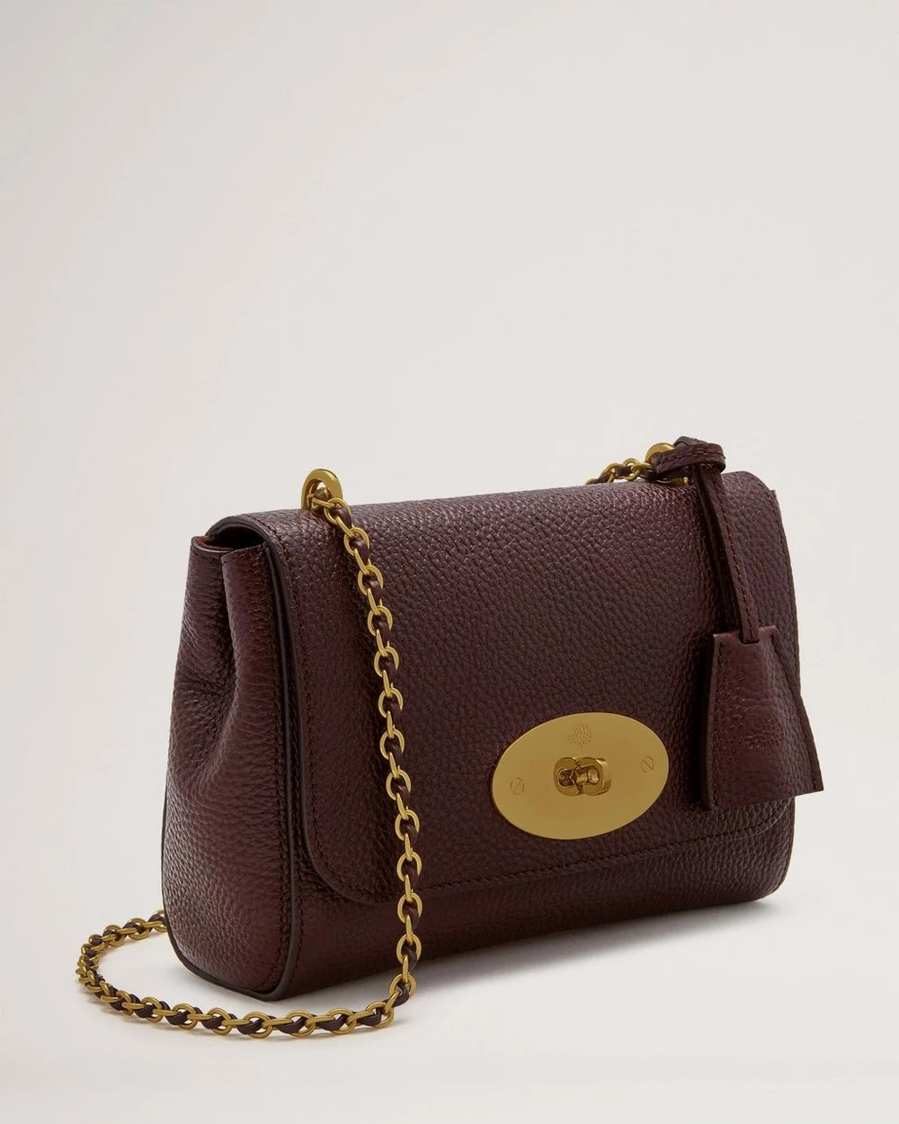Lily Oxblood Small Classic Grain