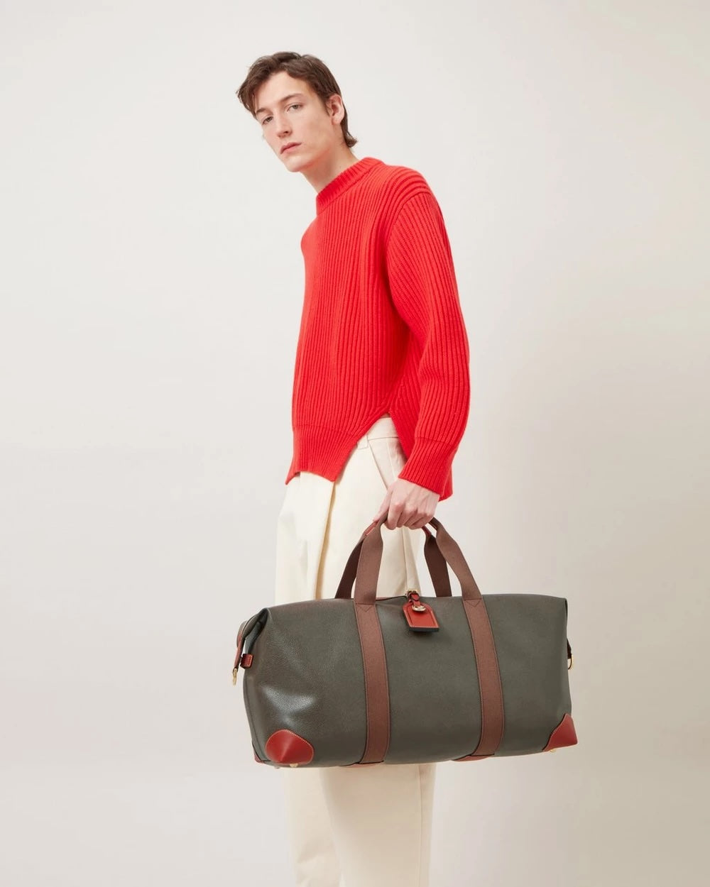 Heritage Medium Clipper Eco Scotchgrain Mole Cognac