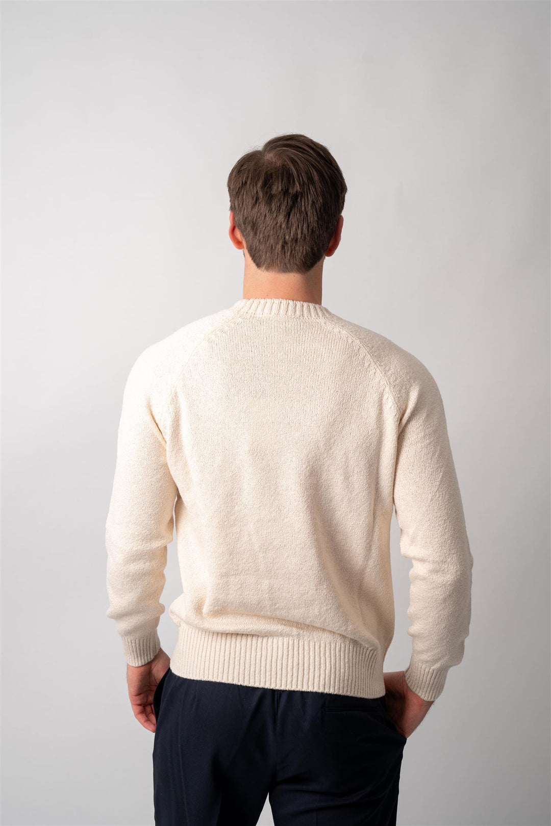 Bouclé Crewneck - Off White