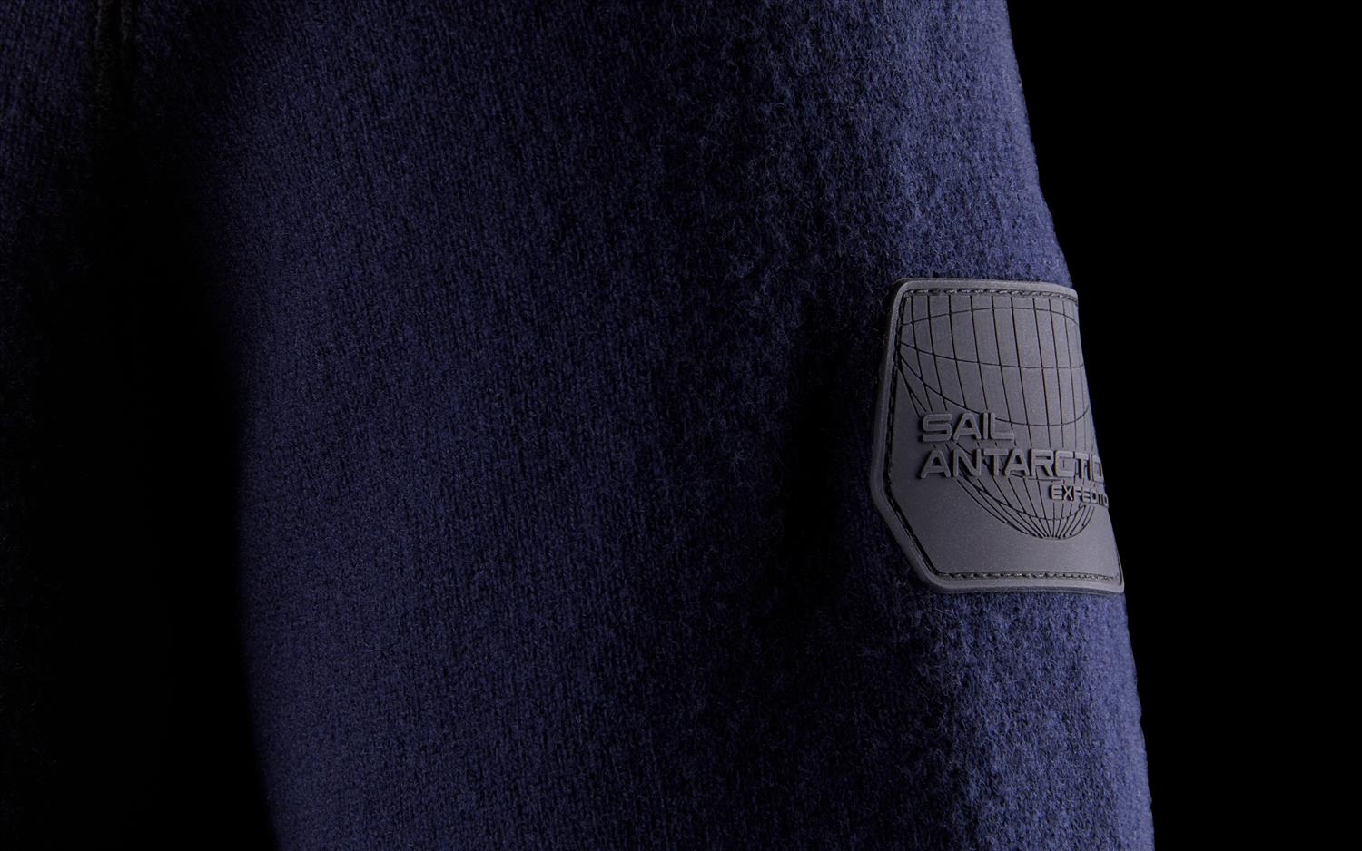 Spine Knitted Crewneck - Dark Navy