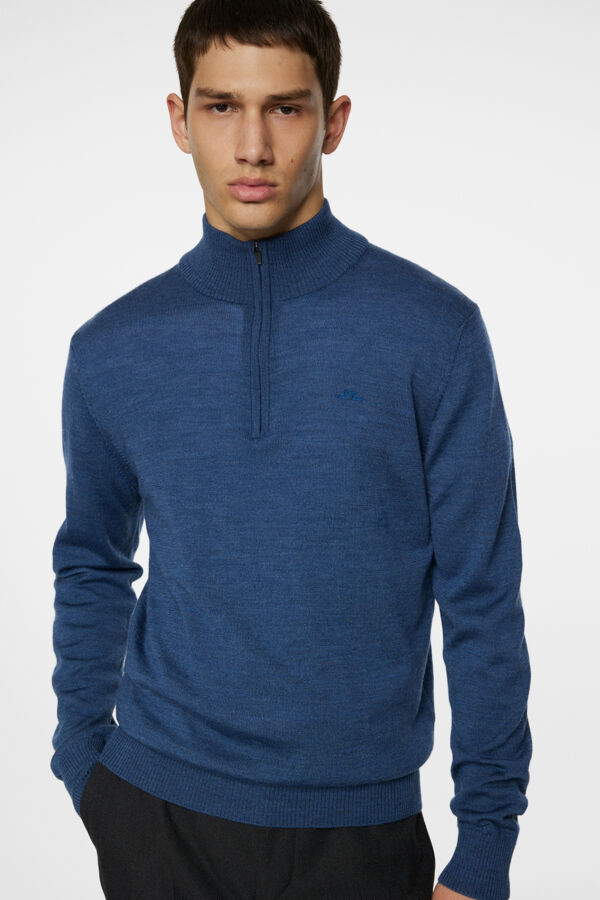 Kiyan Merino Quarter Zip - Idigo