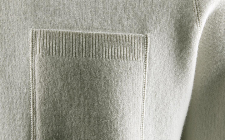 Spine Knitted Crewneck - Off White