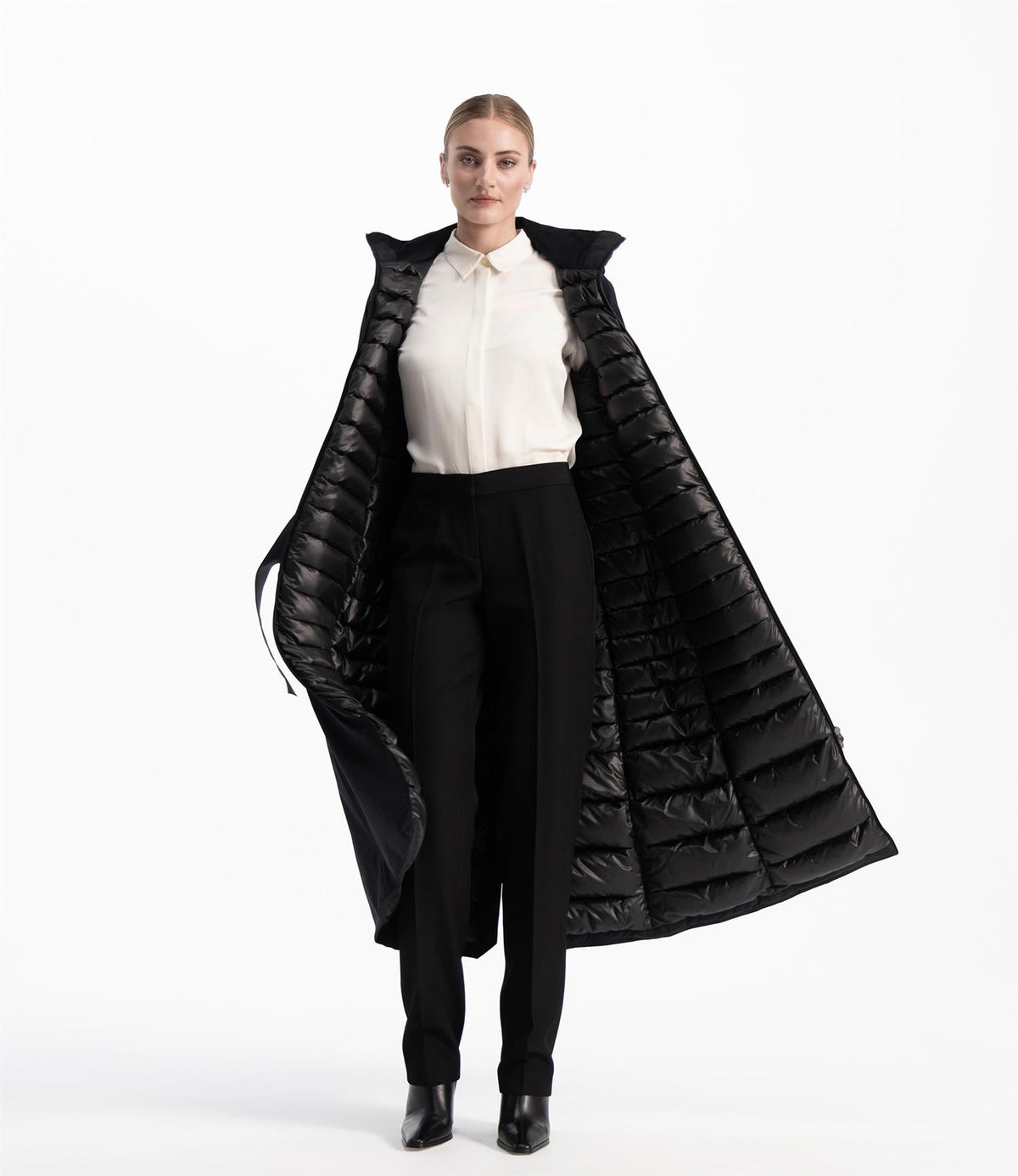 Valkyria Down Coat - Black