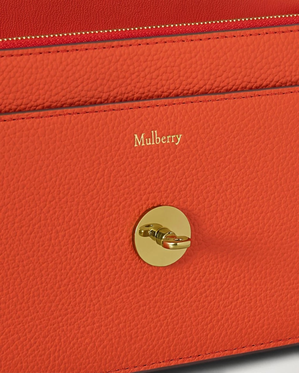 Small Darley Small Classic Grain Coral Orange