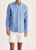 Douglas Linen Shirt - Blue
