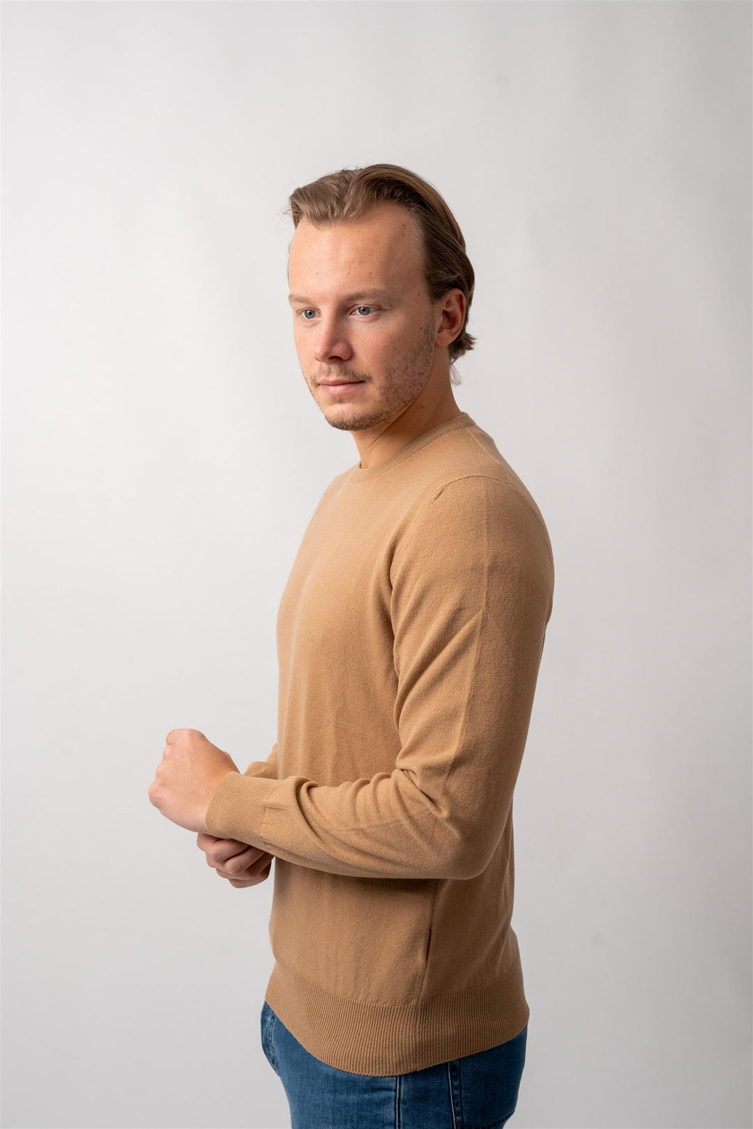 Crew Neck - Camel