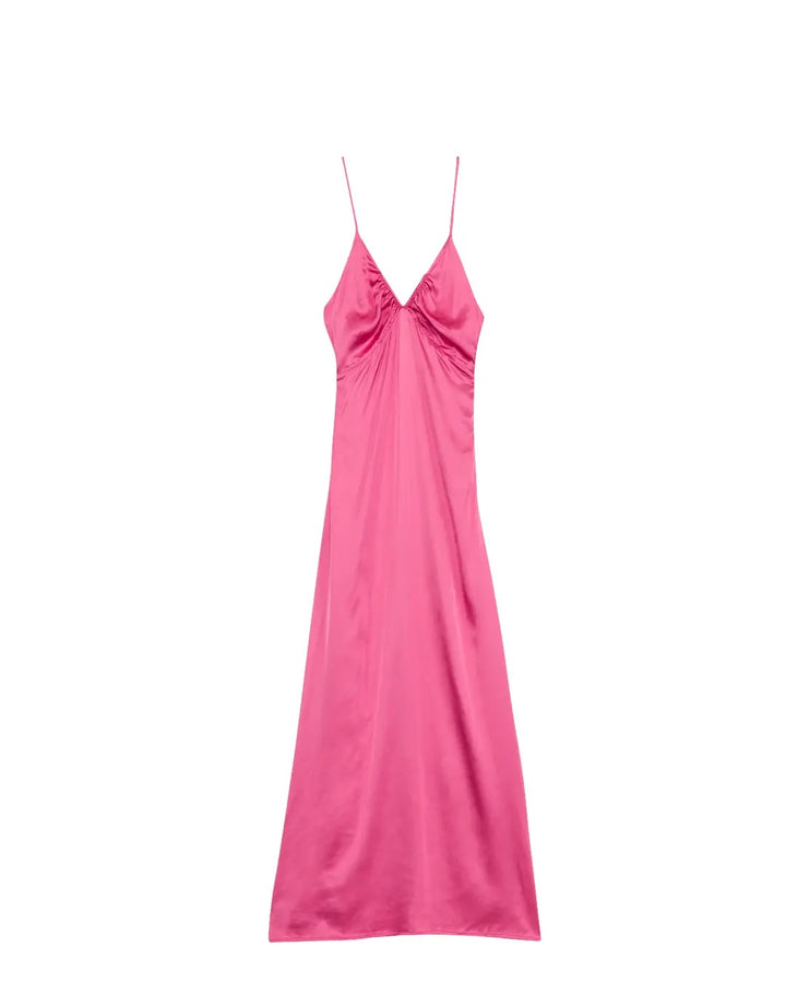 Satin Strap Dress