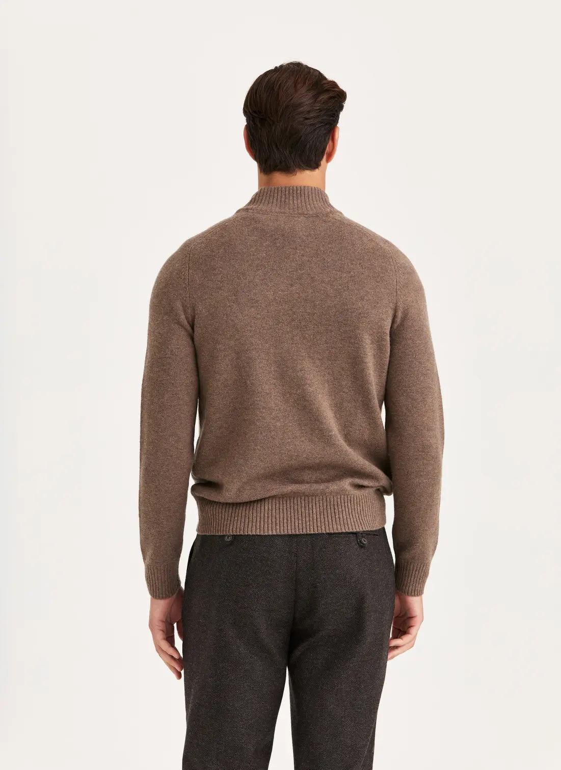 New Hertford Half Zip - Brown