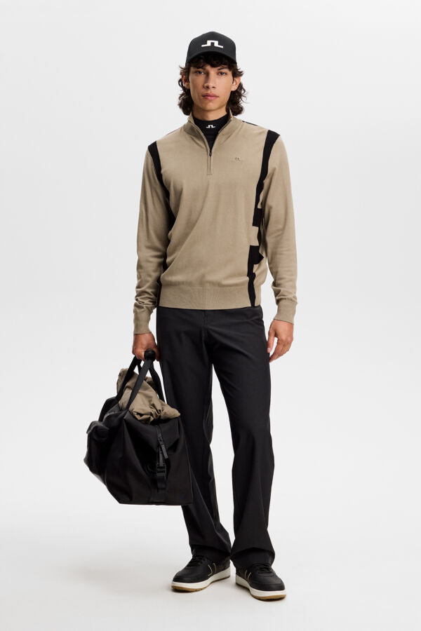 Kendrick Knittet Zip Sweater - Brindle