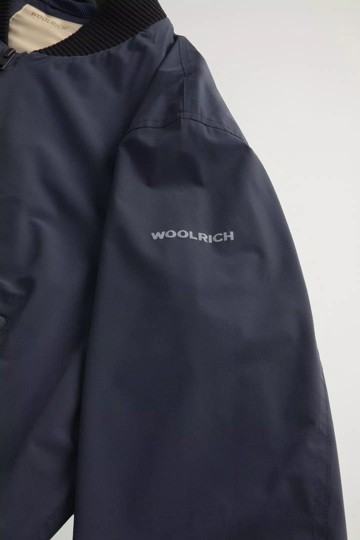 Matt Stretch Bomber - Melton Blue