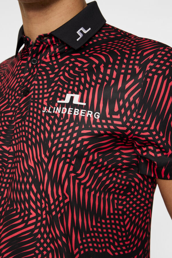 Tour Golf Polo - Red/Black