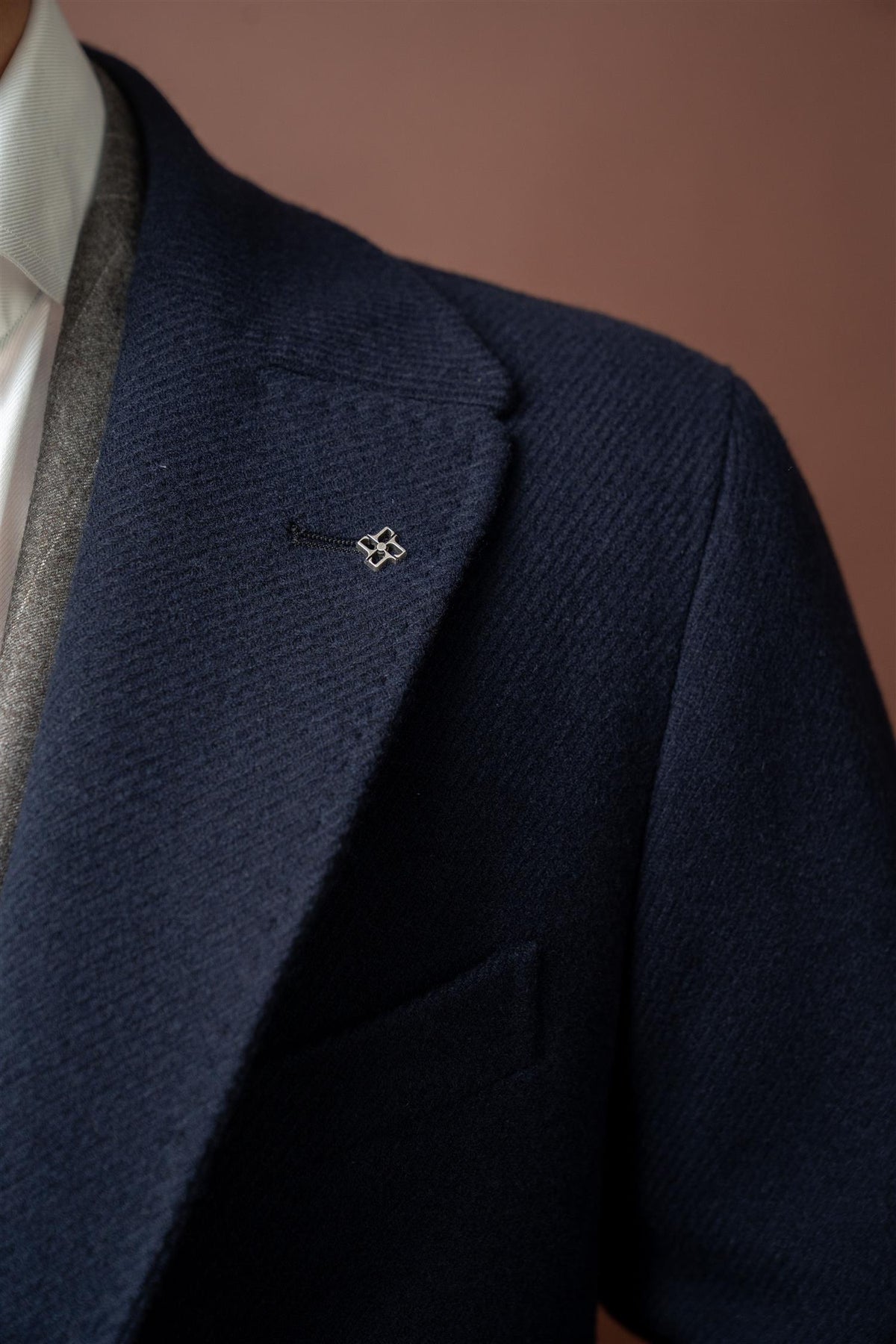 Thomas Coat Wool/Cashmere - Navy