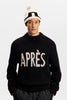 Fabian Graphic Knit Sweater - Black