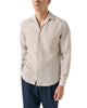 Striped Linen Shirt - Beige