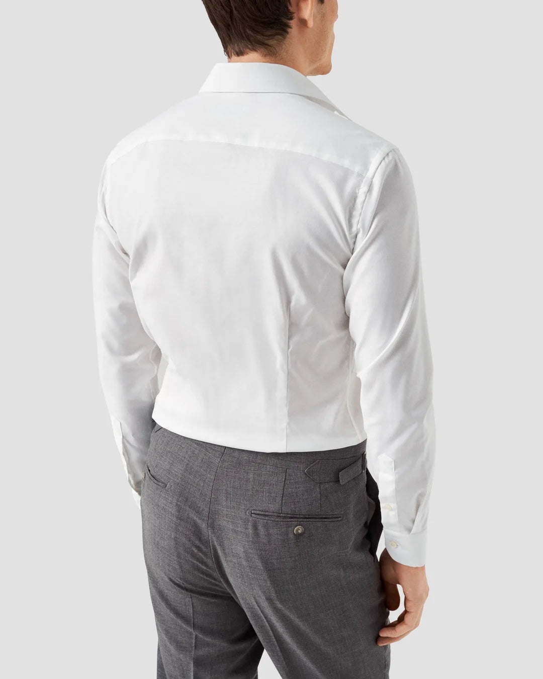 Elevated dress shirt hvit