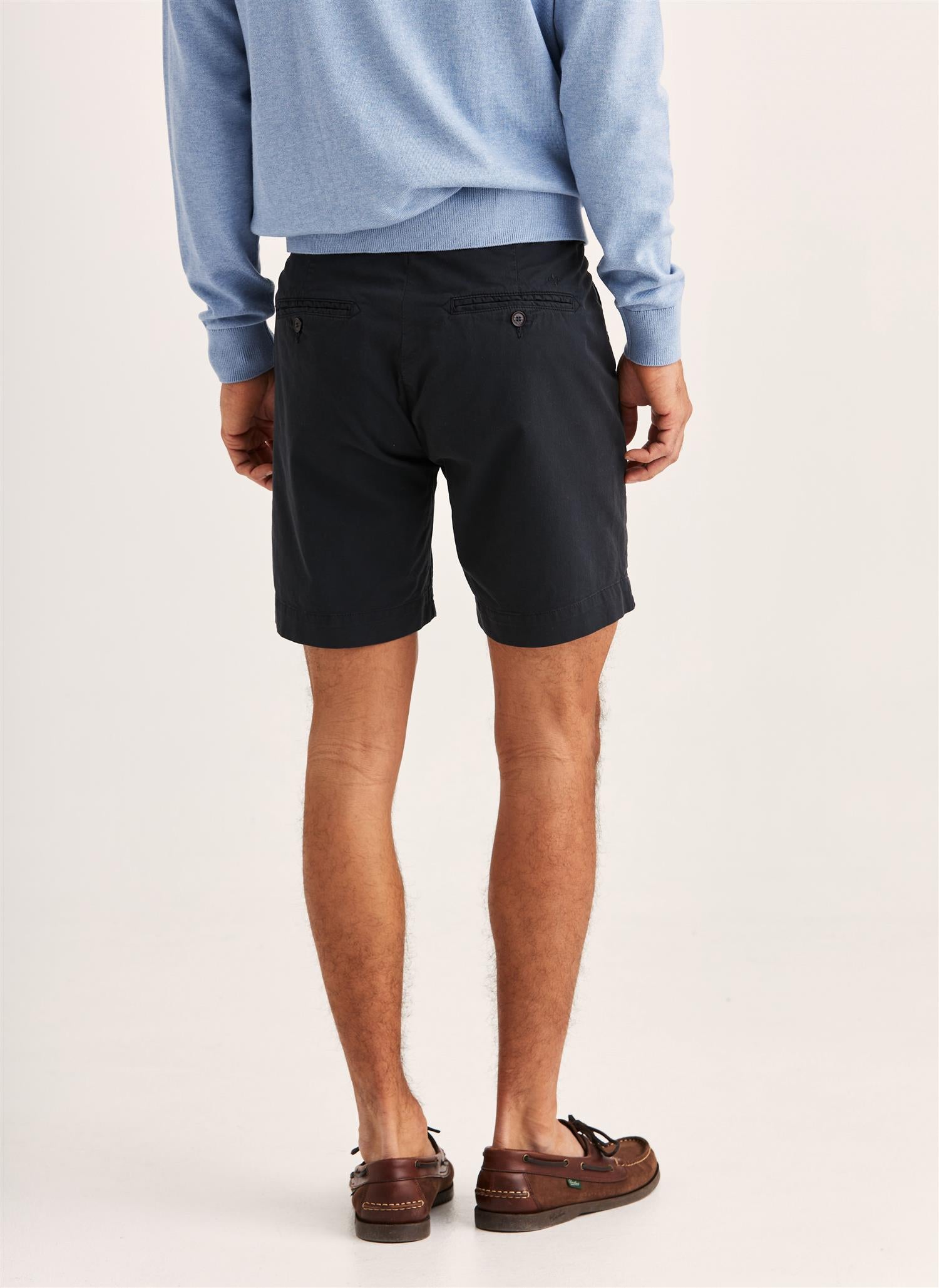 Jeffrey Summer Chino Shorts 7" - Navy