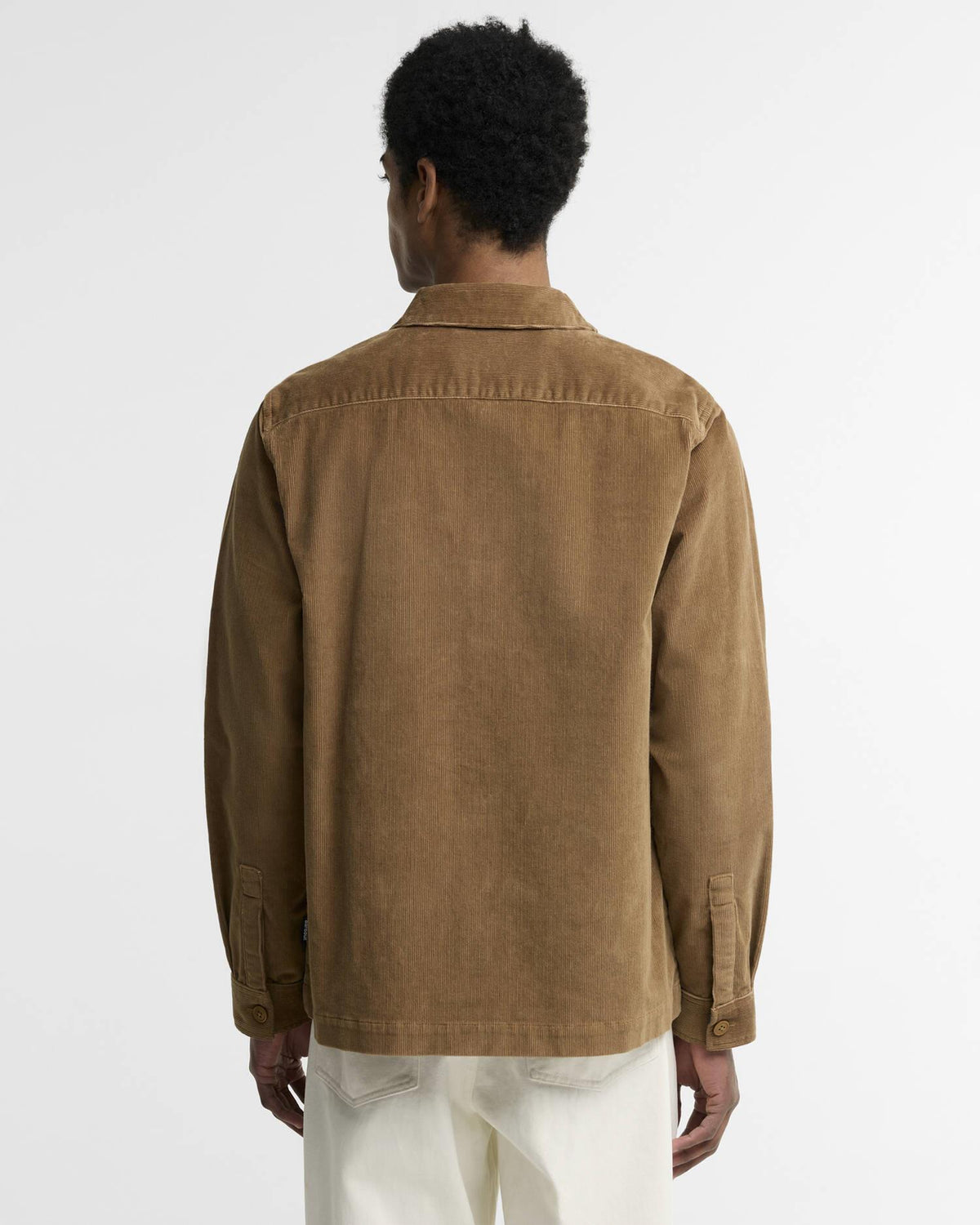 Tartar Trim Overshirt - Sandstone