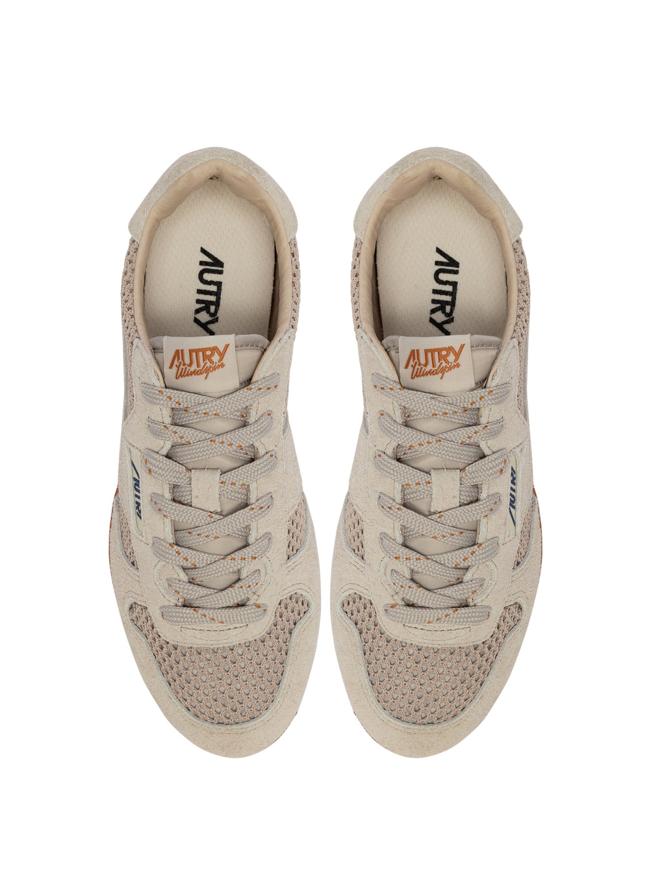Windspind Low Woman Knit Suede Sand