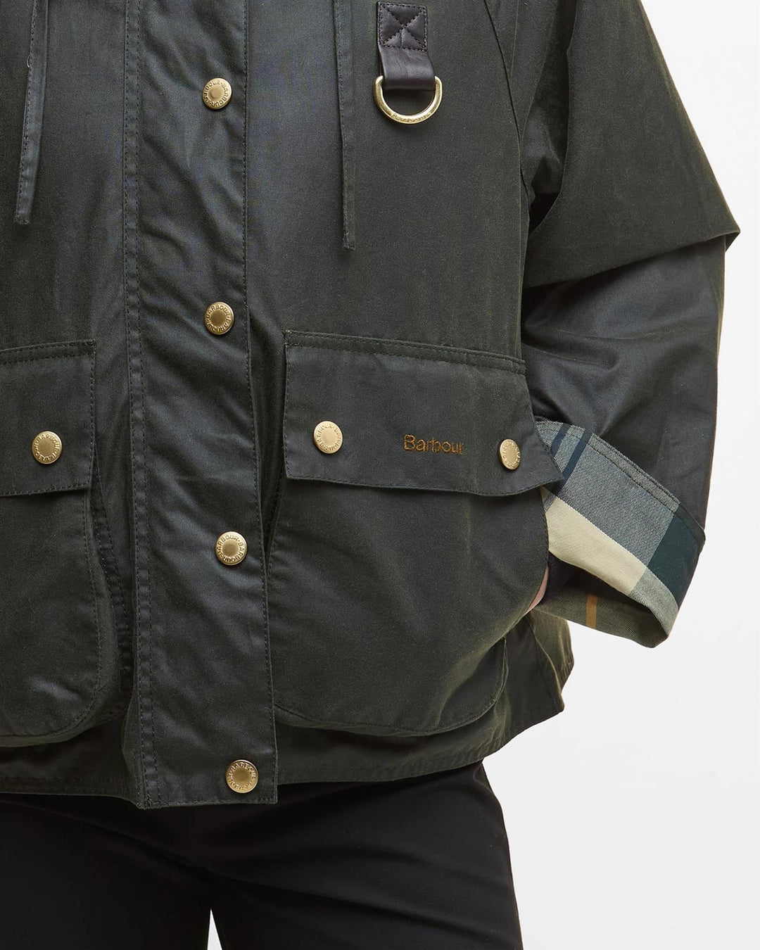 Barbour Reighton Wax Jacket Fern Ancient