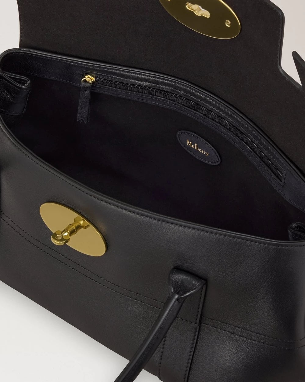 East West Bayswater Black Supple Smooth Leather