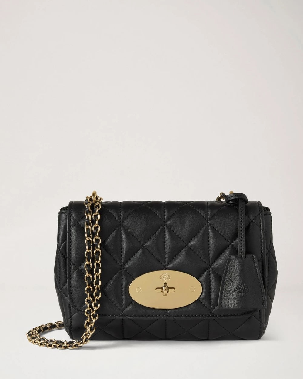 Lily - Black Quilted Vesta Nappa