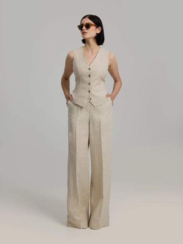 Maria Linen Vest