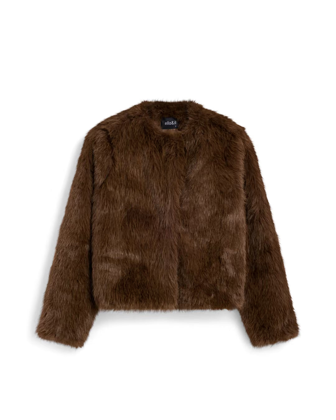 Tora Fake Fur Jacket - Brown