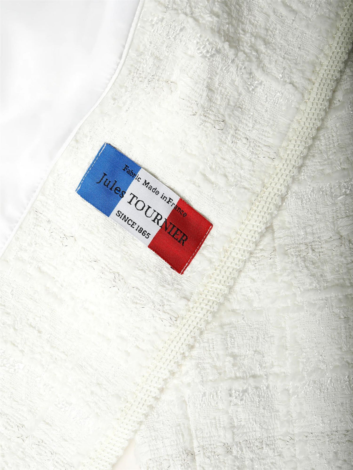 Ameline Bouclé Blazer Chalk White