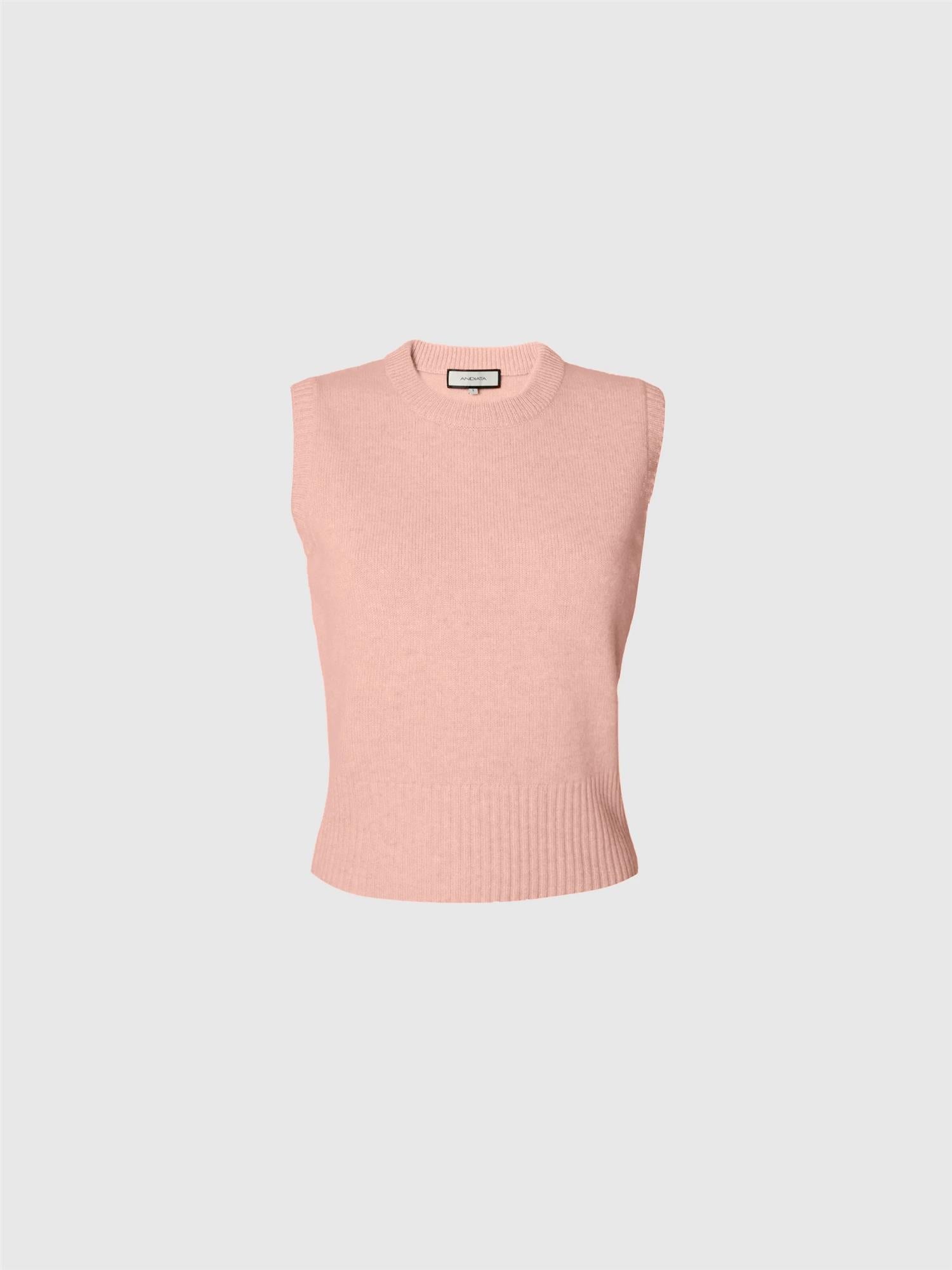 Lee Cashmere Top Hazy Pink
