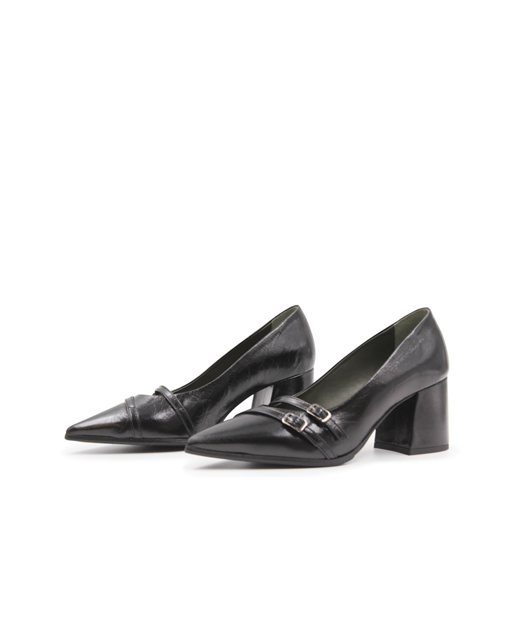 Heel Black & Silver
