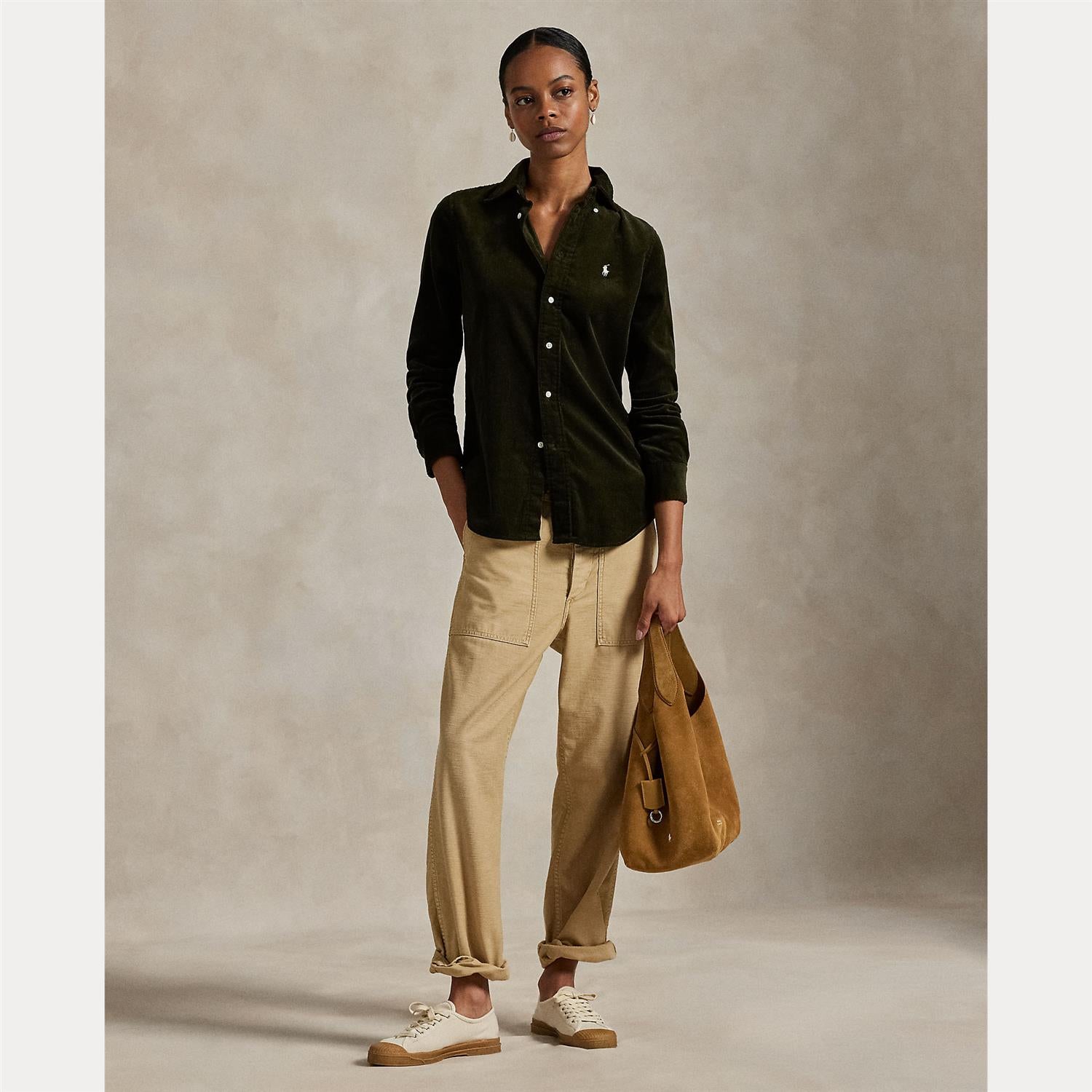 Woven Sport Shirt Olive