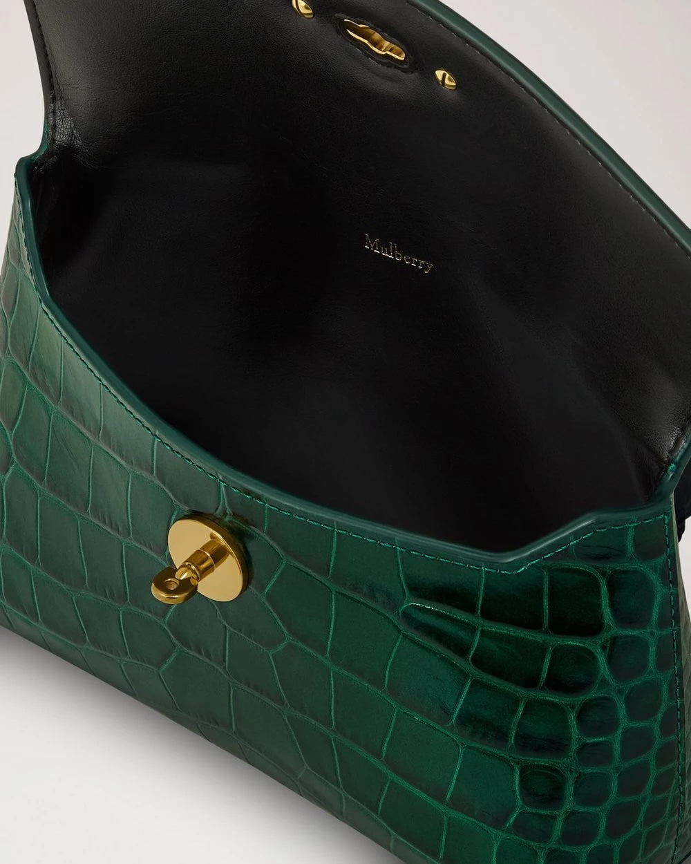 Darley Cosmetic Pouch Emerald Shiny Croc