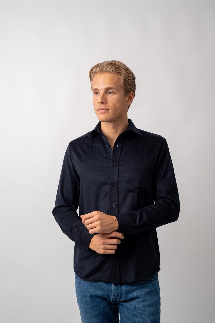 Overshirt Wool - Navy