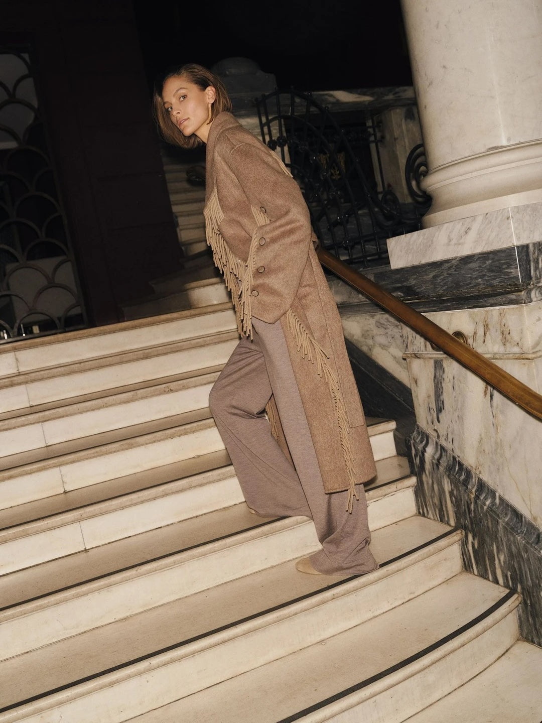 Heidi Coa t - Brown