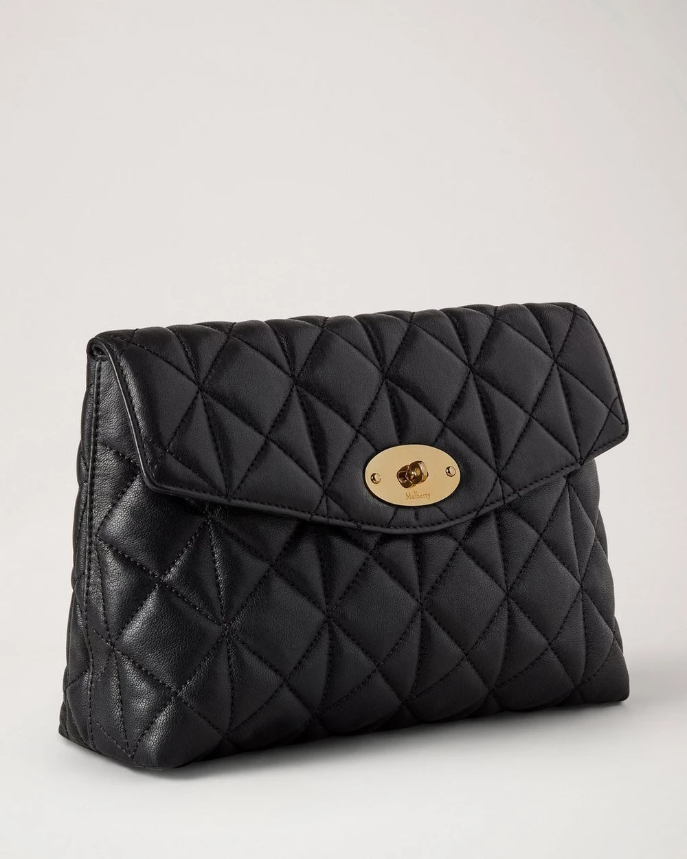 Large Darley Pouch Quilted Black