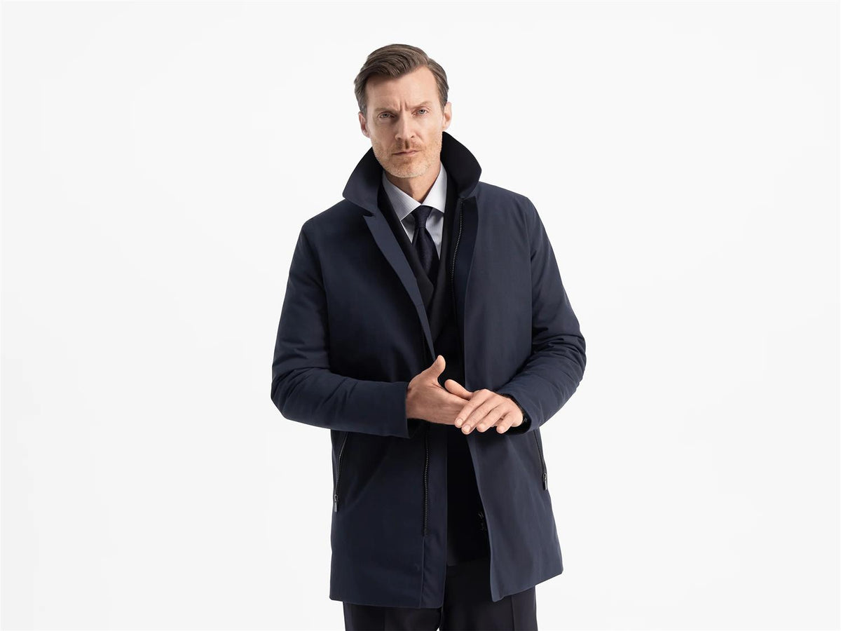 Regulator Coat Japan™ - Navy Herringbone