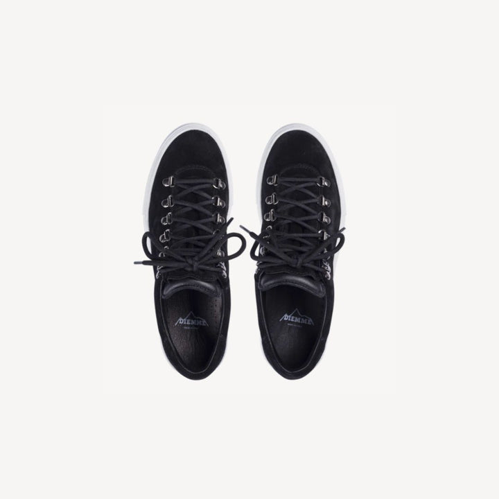 W Marostica Low Platform Suede Black