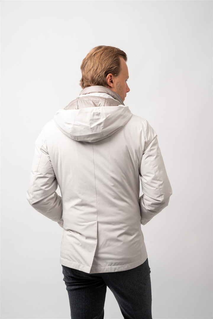 Man Down Coat Off-white