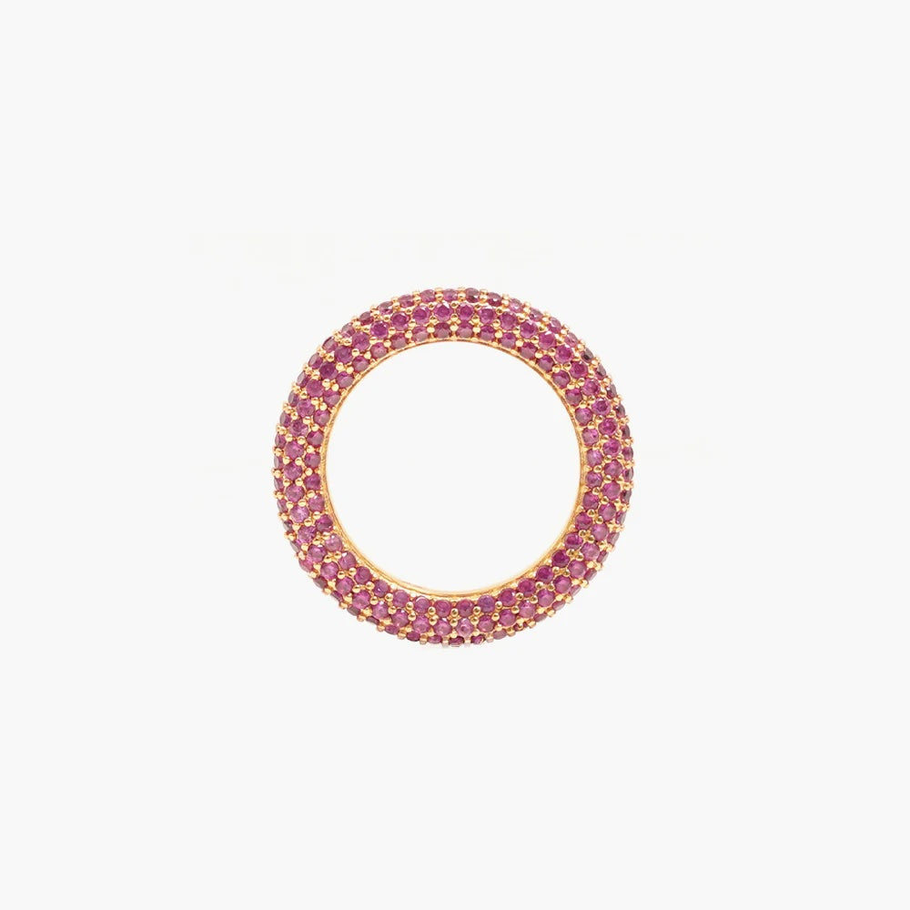 Colorful Ring Pink Gold
