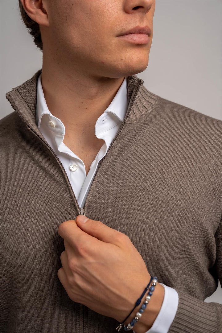 Full Zip - Brown