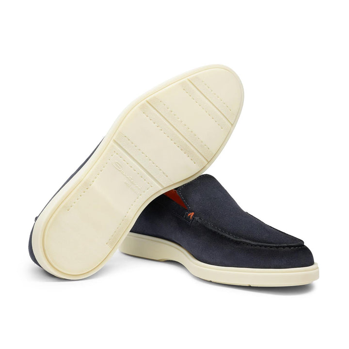 Suede Loafer - Navy