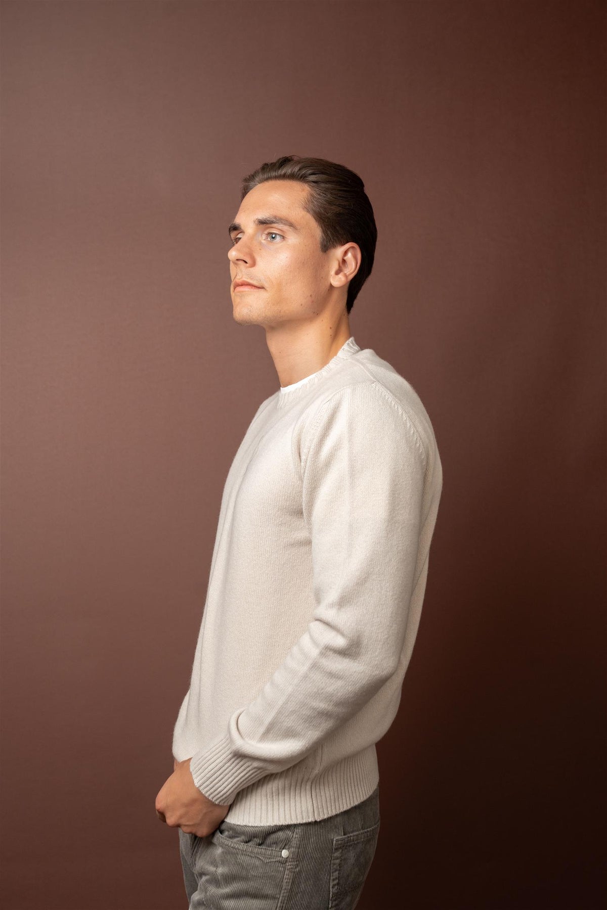 Crewneck Cashmere Blend - Off White