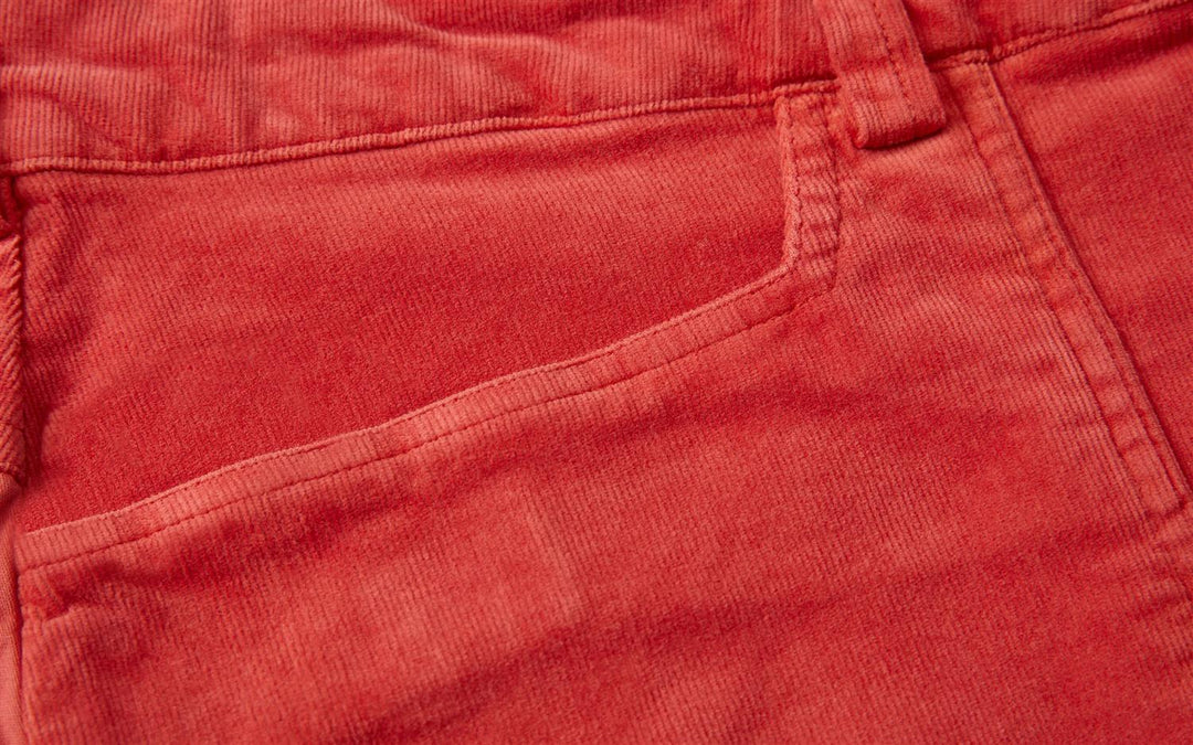 Grinder Corduroy Shorts - Red Crimson